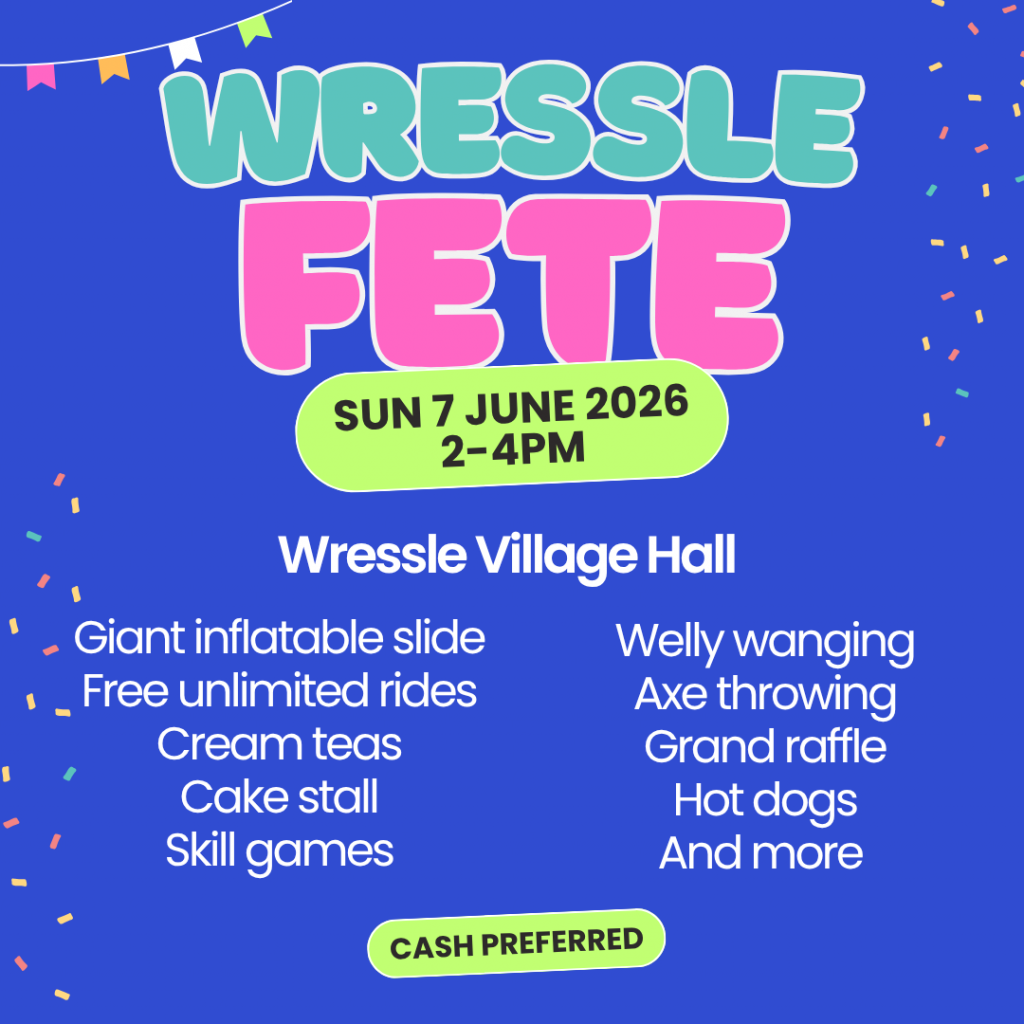 Wressle fete socials 2026